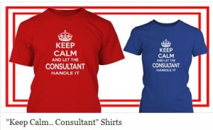 consultant keep calm shirt